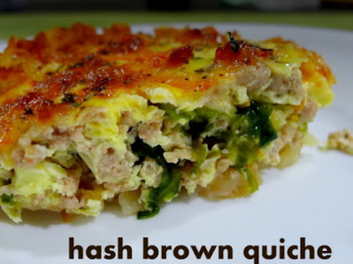 Hash Brown Quiche & Apple Pear Crumble - photo 2