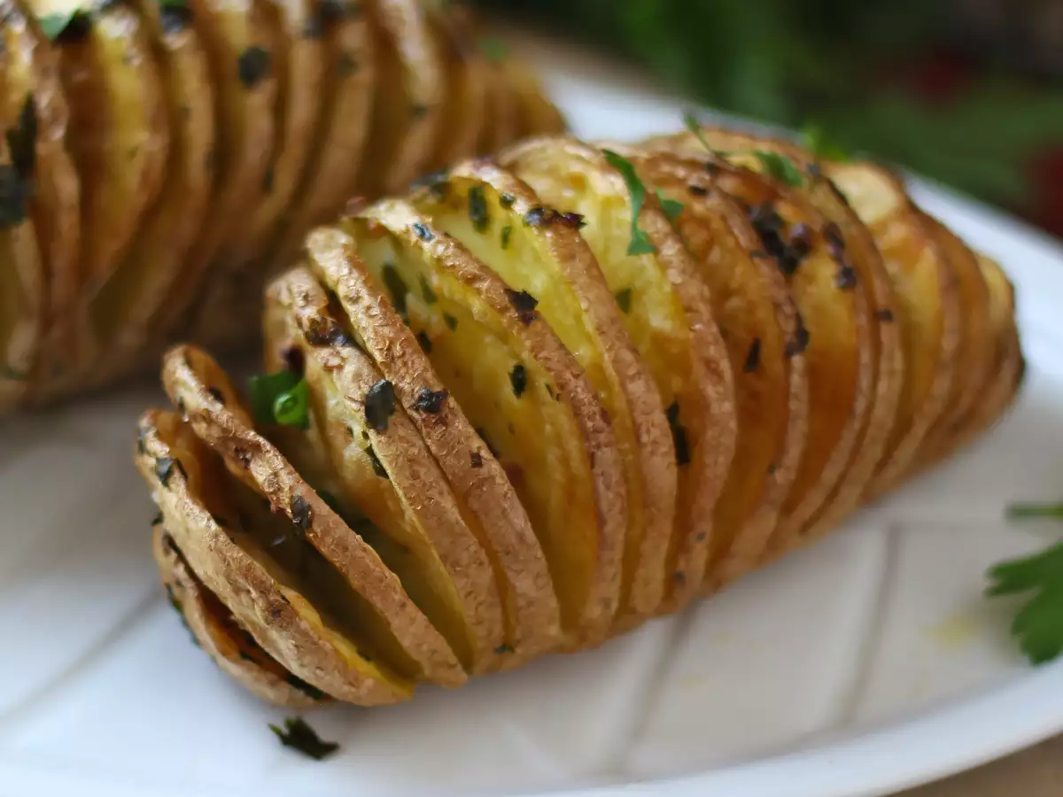 Hasselback Potatoes in the Air Fryer: an easy, crispy recipe full of flavor - photo 2