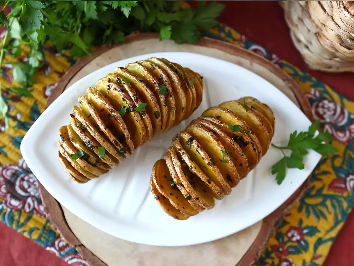 Hasselback Potatoes in the Air Fryer: an easy, crispy recipe full of flavor - photo 7