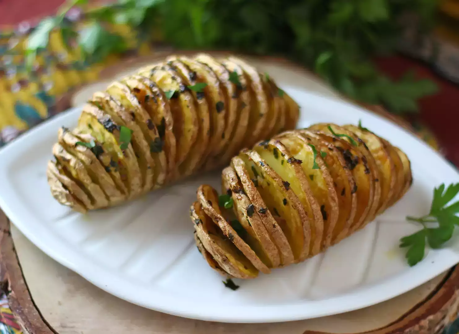 Hasselback potatoes in the air fryer: crispy, melt-in-the-mouth and ultra-easy!