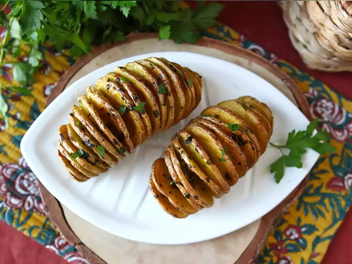 Hasselback potatoes in the air fryer: crispy, melt-in-the-mouth and ultra-easy! - photo 7