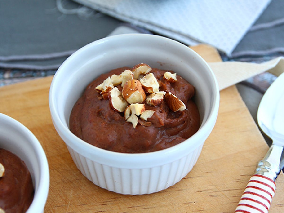 Hazelnut custard - Vegan and gluten free dessert