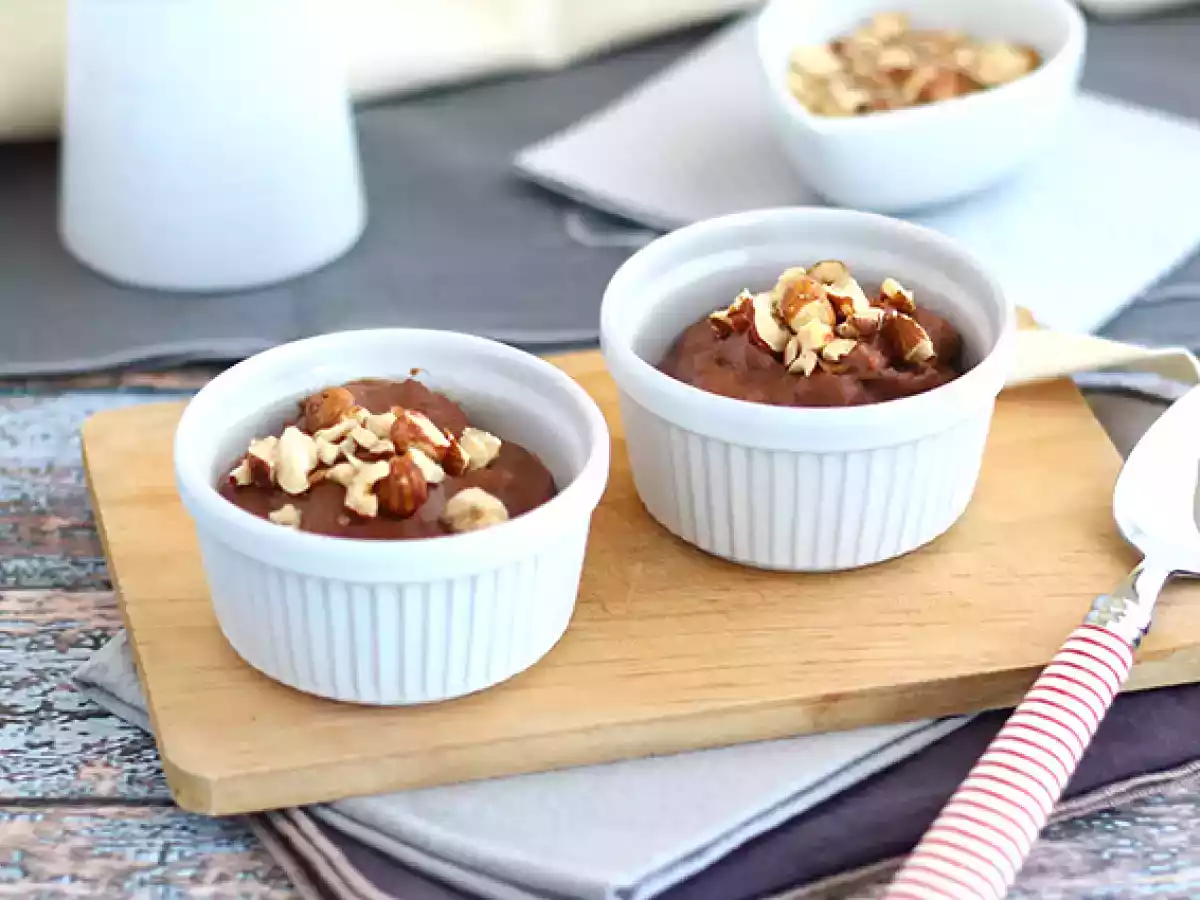 Hazelnut custard (vegan and gluten-free dessert) - photo 2