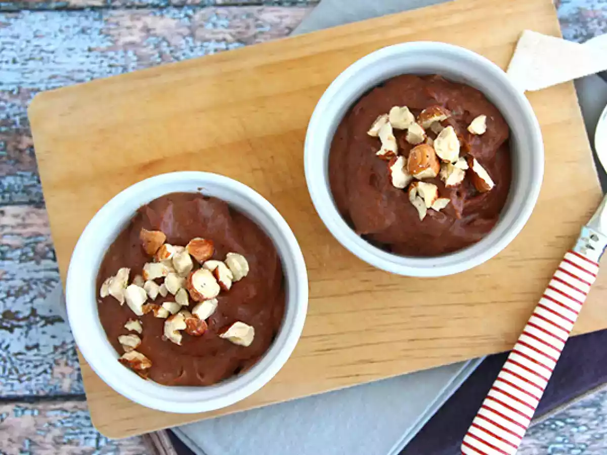 Hazelnut custard (vegan and gluten-free dessert) - photo 3