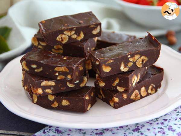 Hazelnut fudge - chocolate and hazelnut squares - photo 3