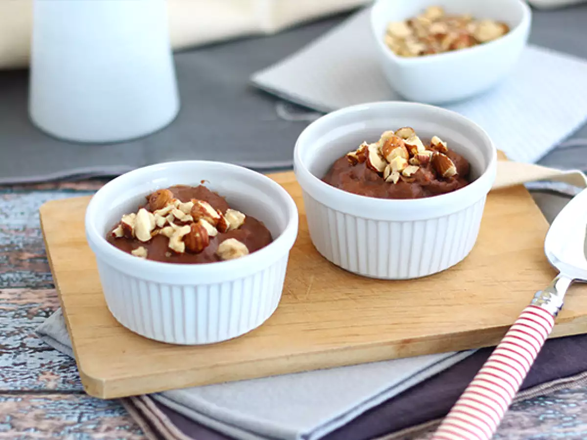 Hazelnut pudding (vegan and gluten-free dessert) - photo 2