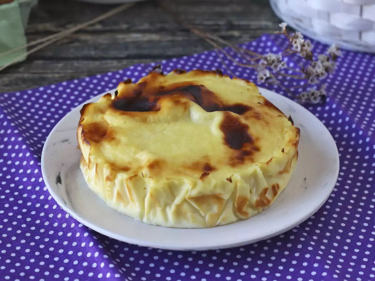Healthy cheesecake in an air fryer - photo 4