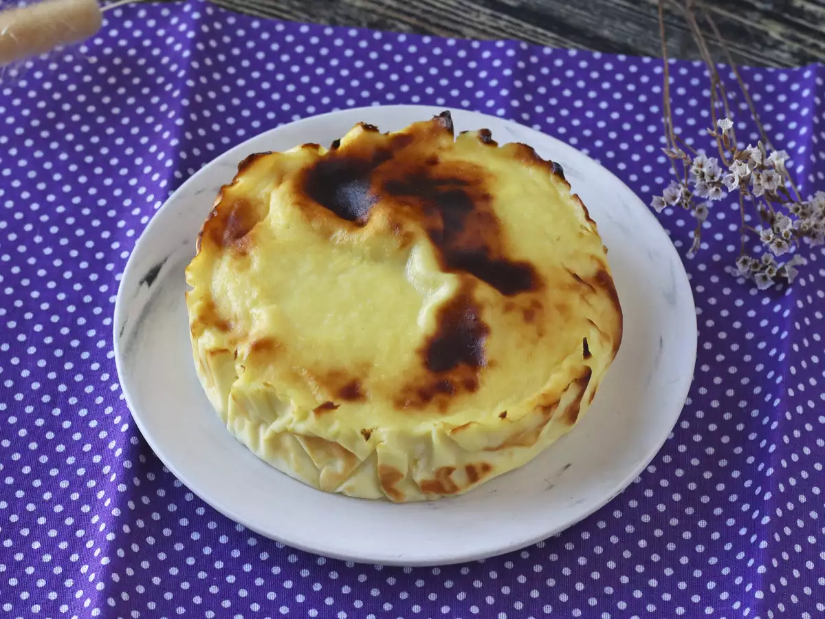 Healthy cheesecake in an air fryer - photo 5