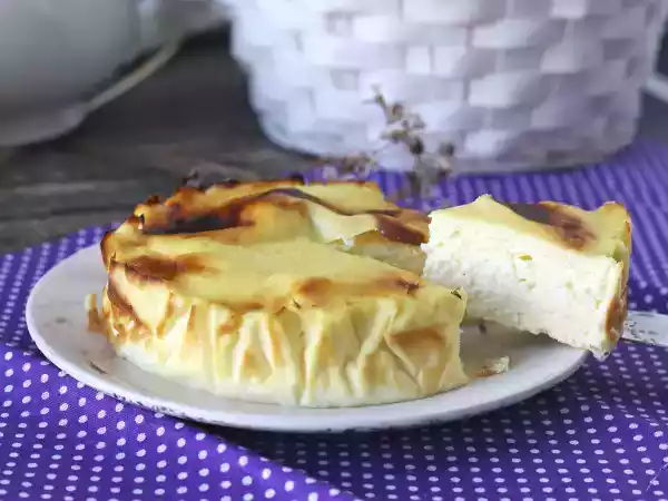 Recipe Healthy cheesecake in an airfryer