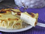 Healthy cheesecake in an airfryer, photo 1