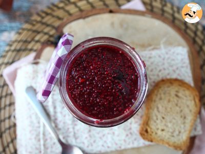 Healthy jam with berries and chia seeds - photo 4