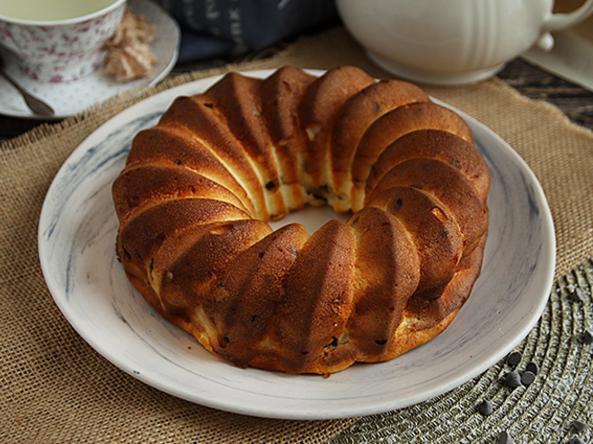 Healthy skyr cake with chocolate chips - photo 2