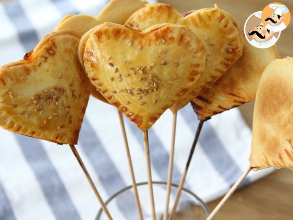 Heart-shaped pie pops for valentine's day - photo 3