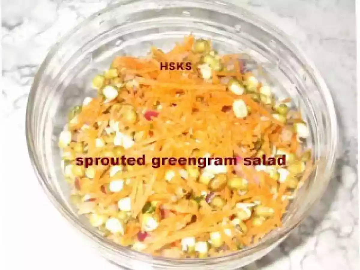 HESARUKAALINA SALAD/SPROUTED SALAD