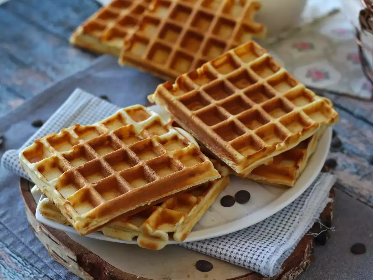 High-protein whey waffles - photo 2