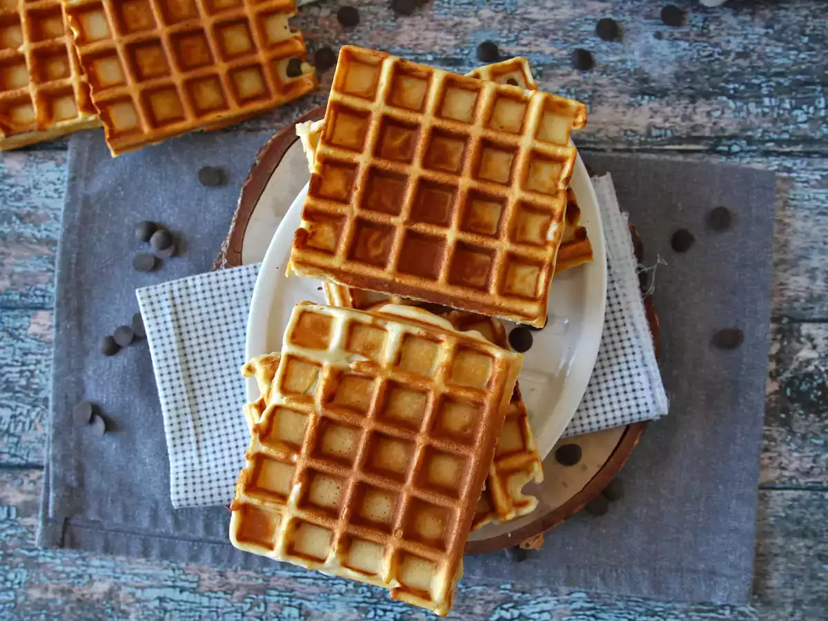High-protein whey waffles - photo 4