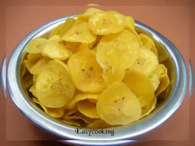 Homemade Banana Chips~Happy Krishnashtami!!