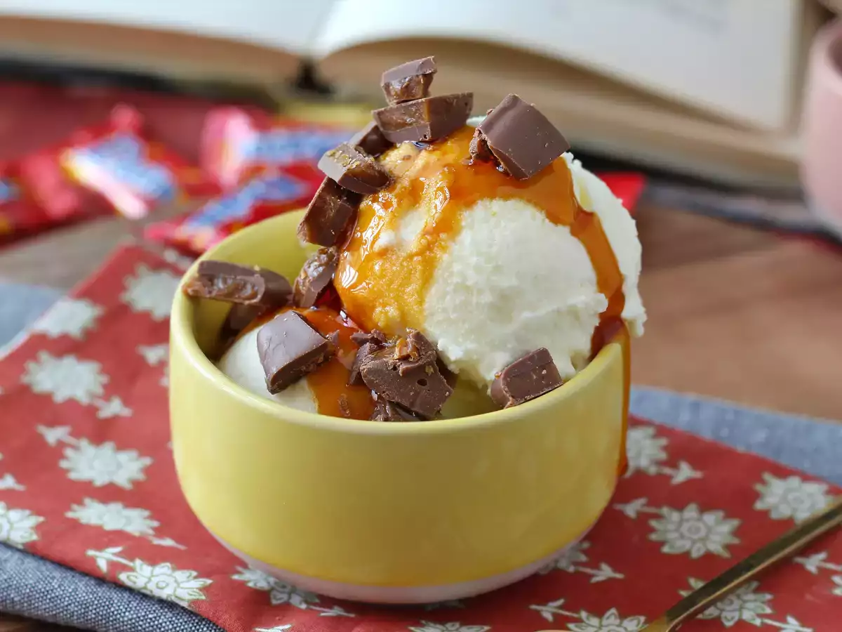 Homemade caramel Daim McFlurry with the Ninja Creami - photo 7