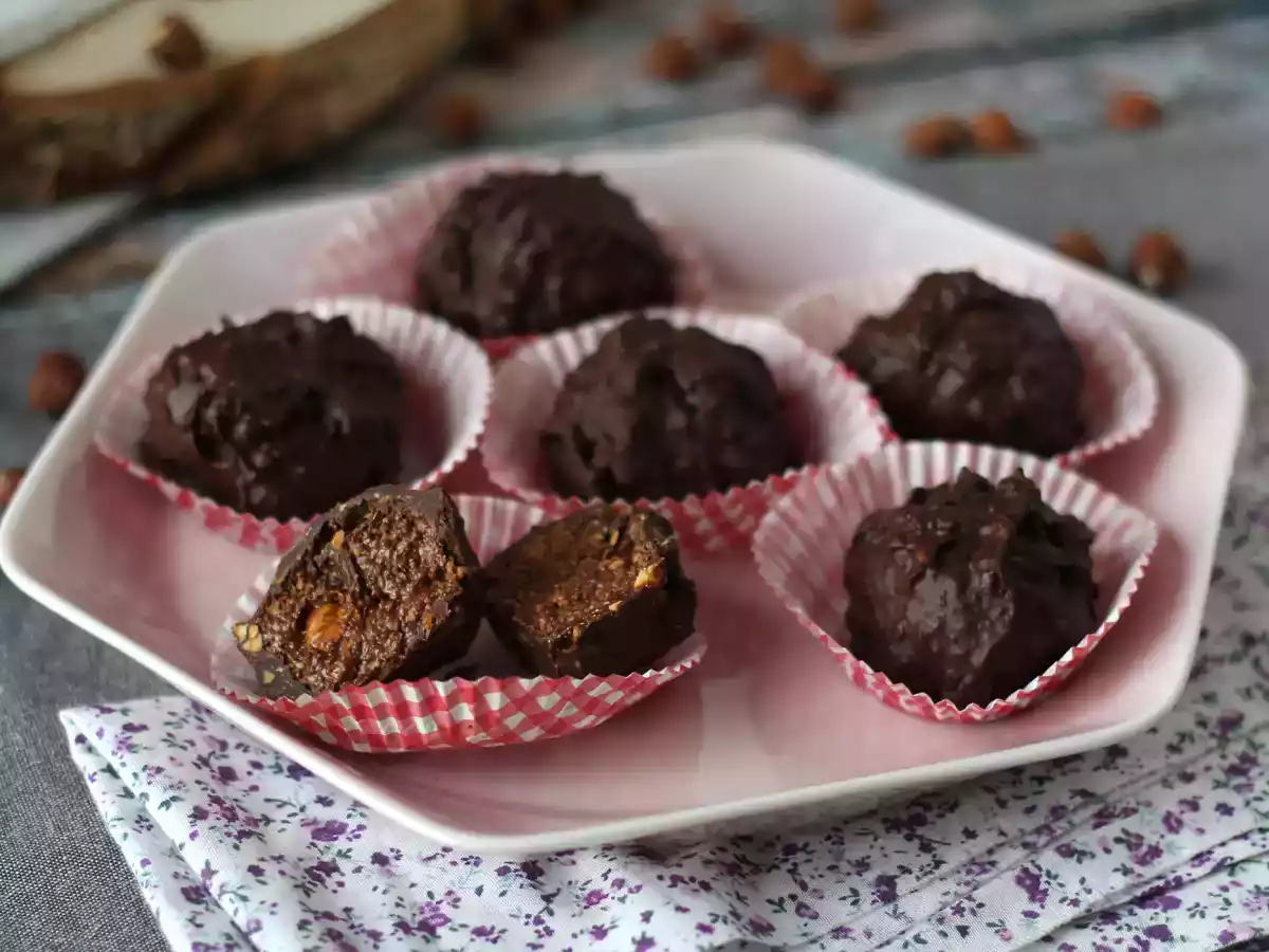Homemade ferrero rochers