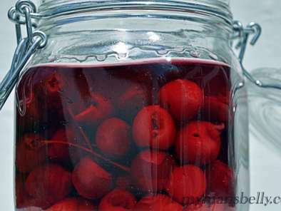 Homemade Luxardo Maraschino Cherries and Princes