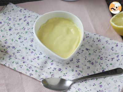 Homemade mayonnaise with olive oil