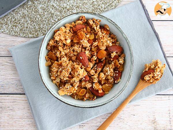 Homemade muesli granola