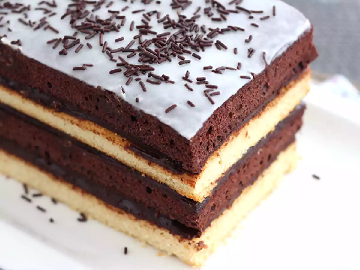 Homemade neapolitan cake - photo 4