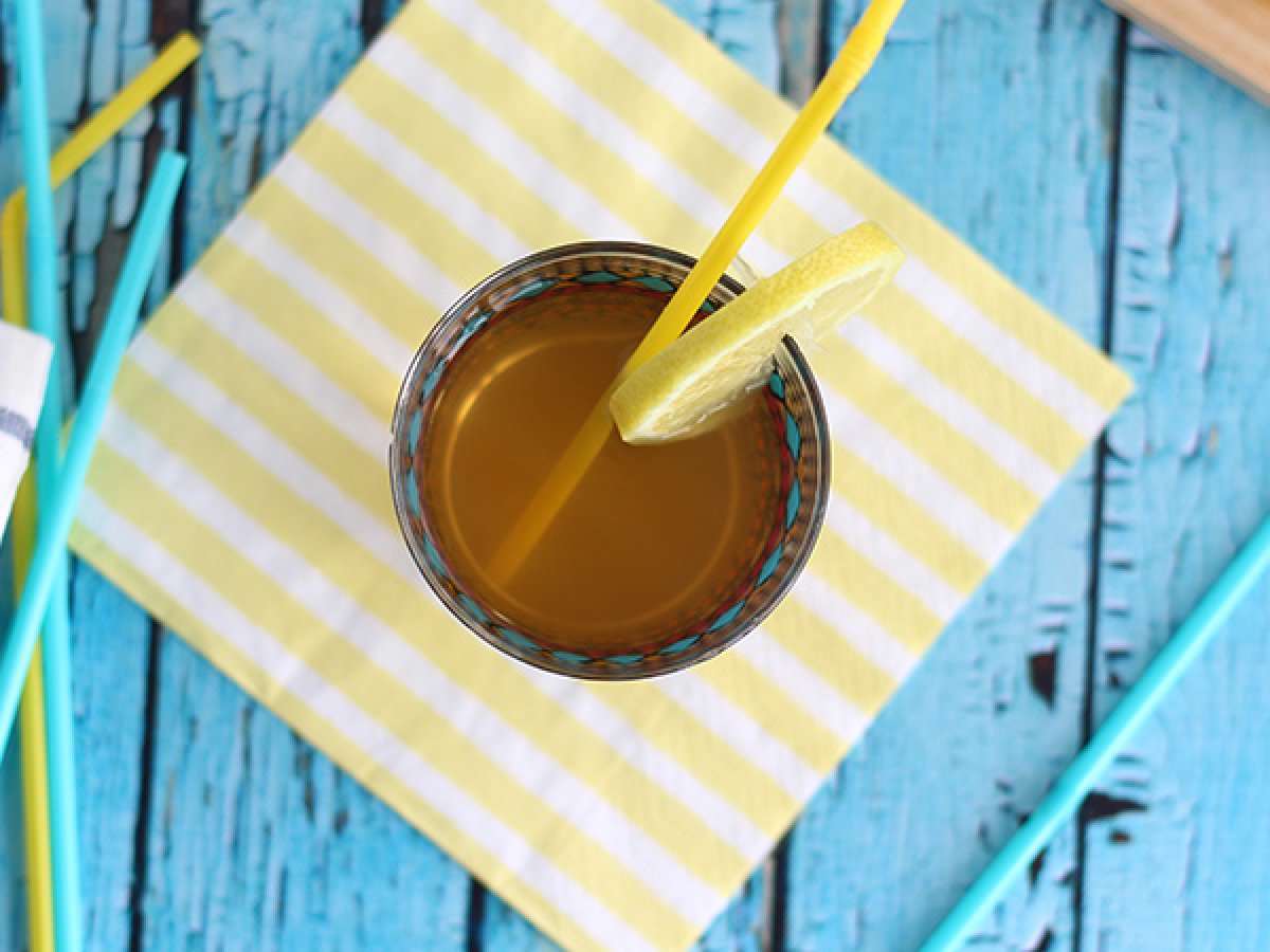 Homemade peach iced tea - photo 3