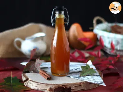Homemade pumpkin spice syrup, perfect for your fall/winter drinks