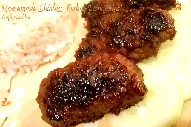 Homemade skinless turkey longanisa recipe