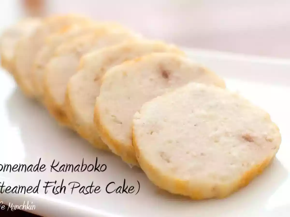 Homemade Steamed Fish Paste Cake (Kamaboko)