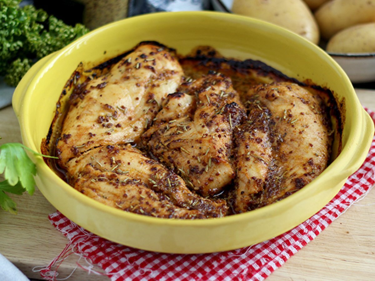 Honey and old style mustard baked chicken - photo 4