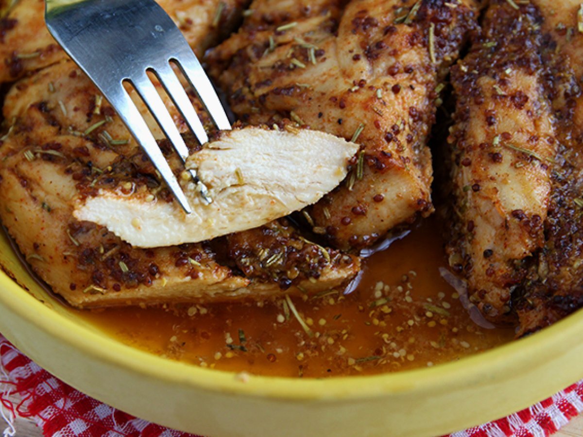 Honey and old style mustard baked chicken - photo 5