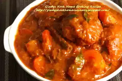 Honey chicken in red gravy recipe: easy and tasty dinner