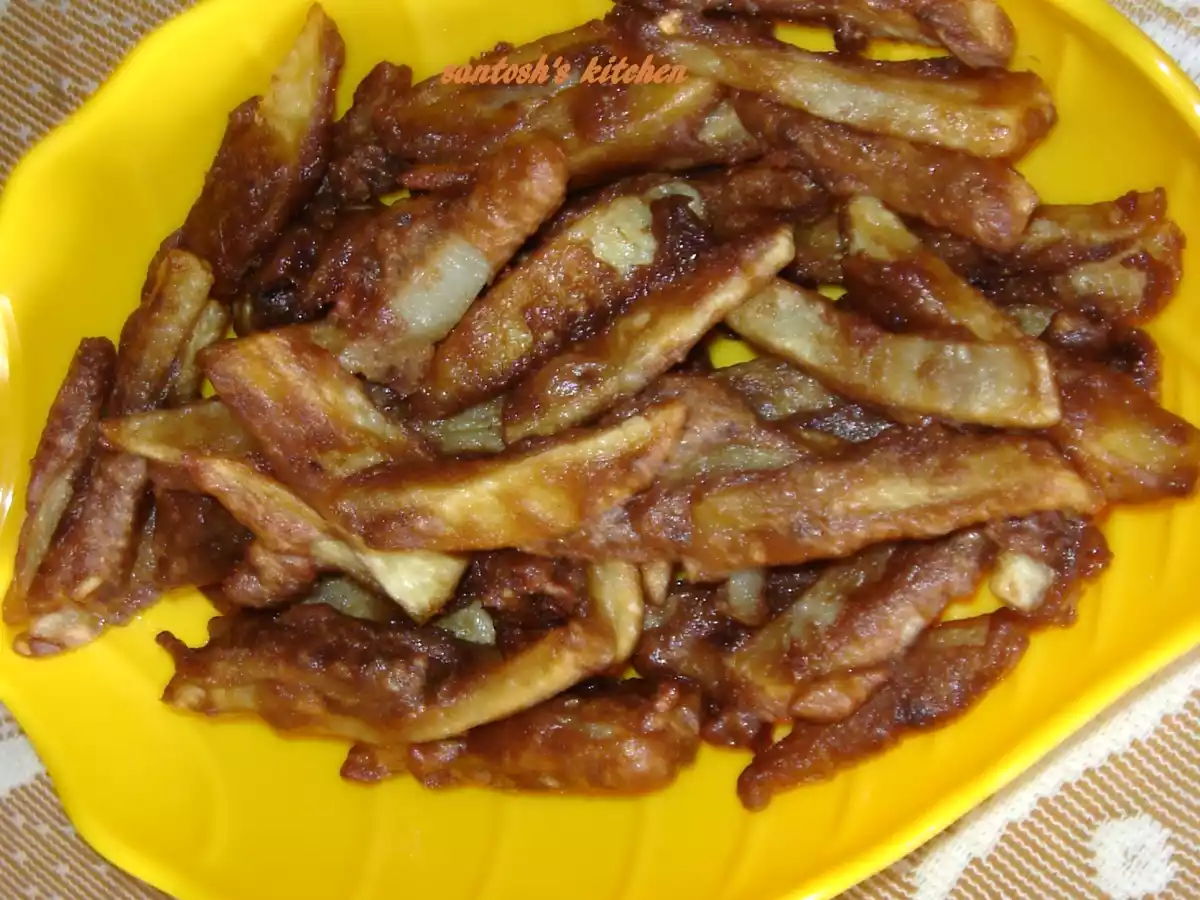 Honey Chili Potatoes
