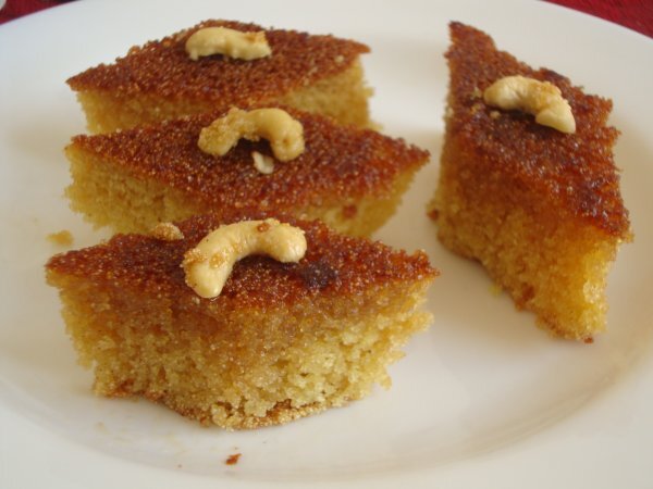 Honey Drizzled Semolina Cake