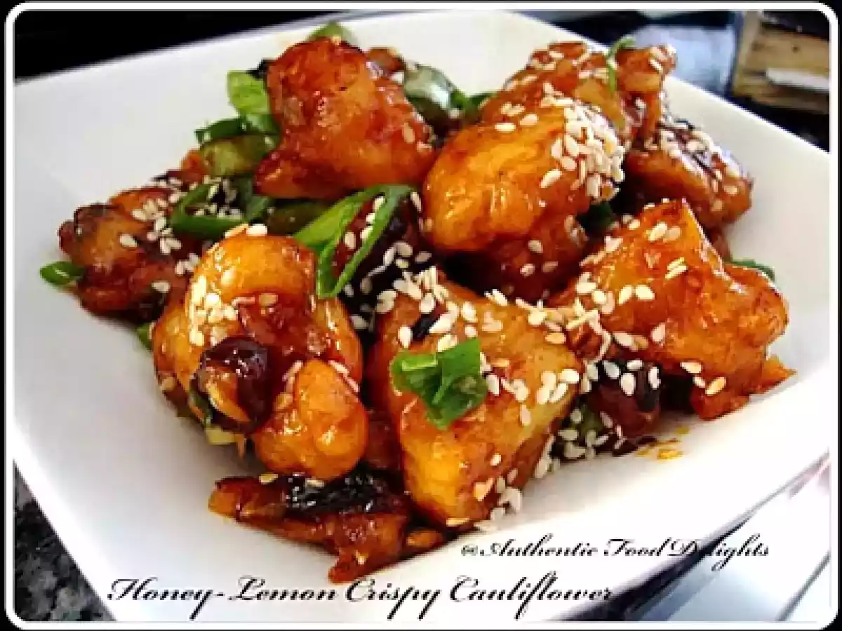 Honey-lemon Crispy Cauliflower