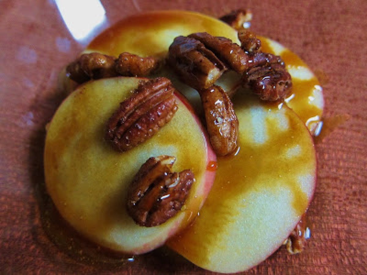 Honeycrisp Apple Ravioli with Pecan Date Filling and Maple Caramel - photo 2