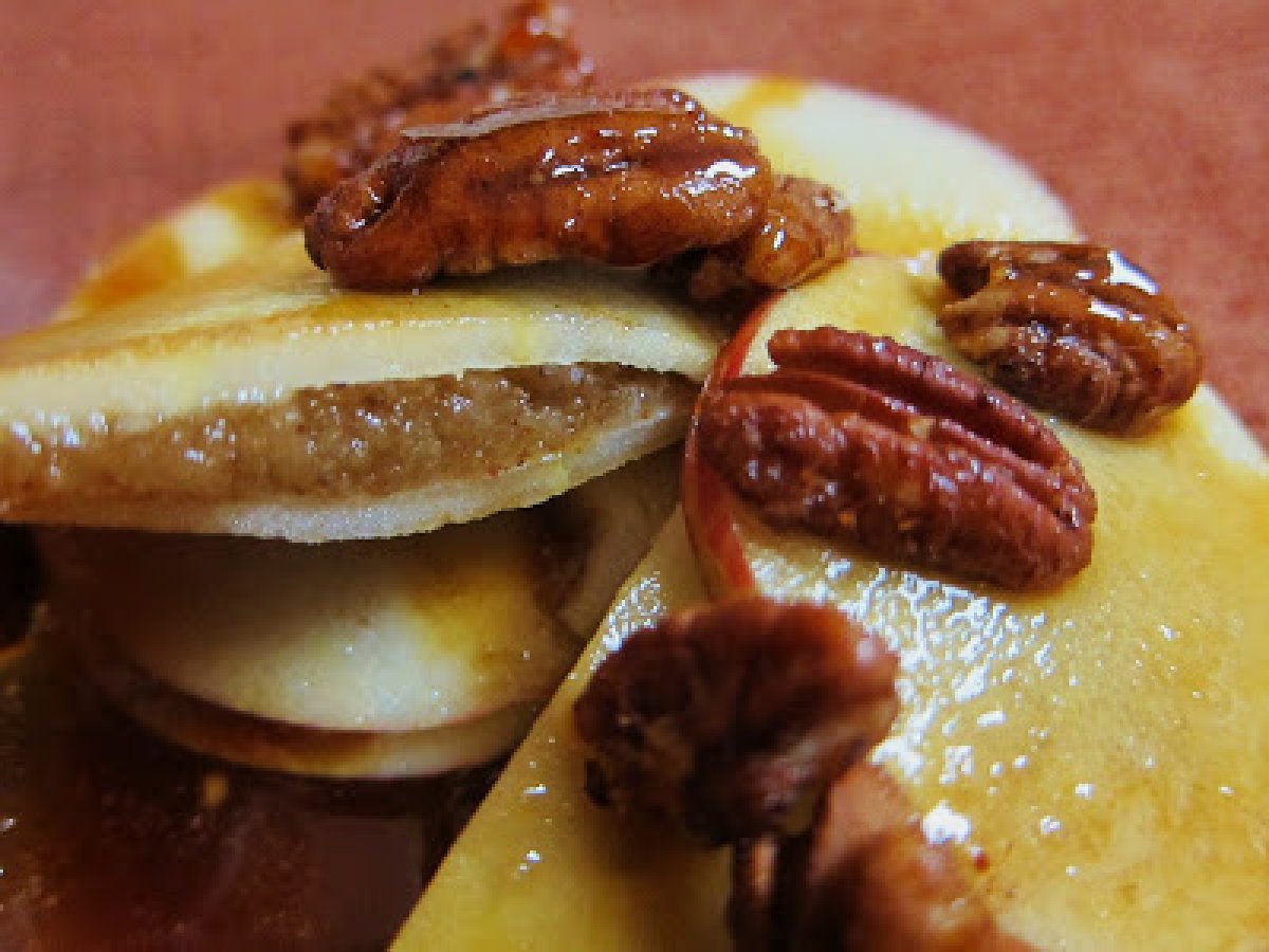 Honeycrisp Apple Ravioli with Pecan Date Filling and Maple Caramel - photo 4