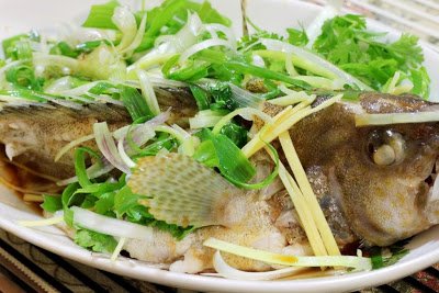 Hong kong style steamed fish-image