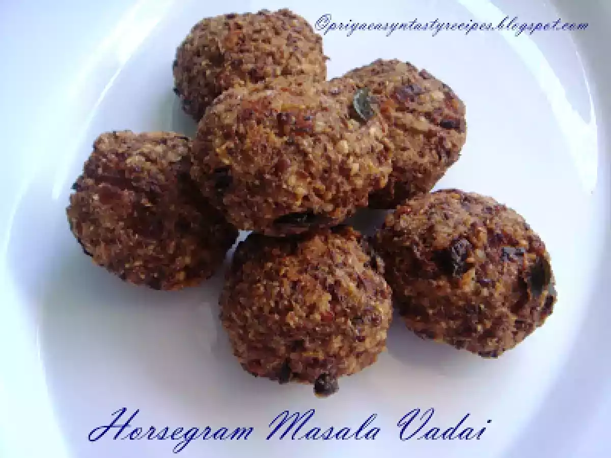 Horsegram/Kollu Masala Vadai & Some Awards