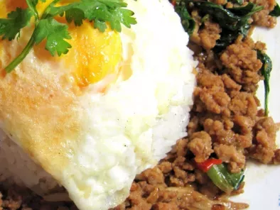 Hot Basil Minced Meat Rice