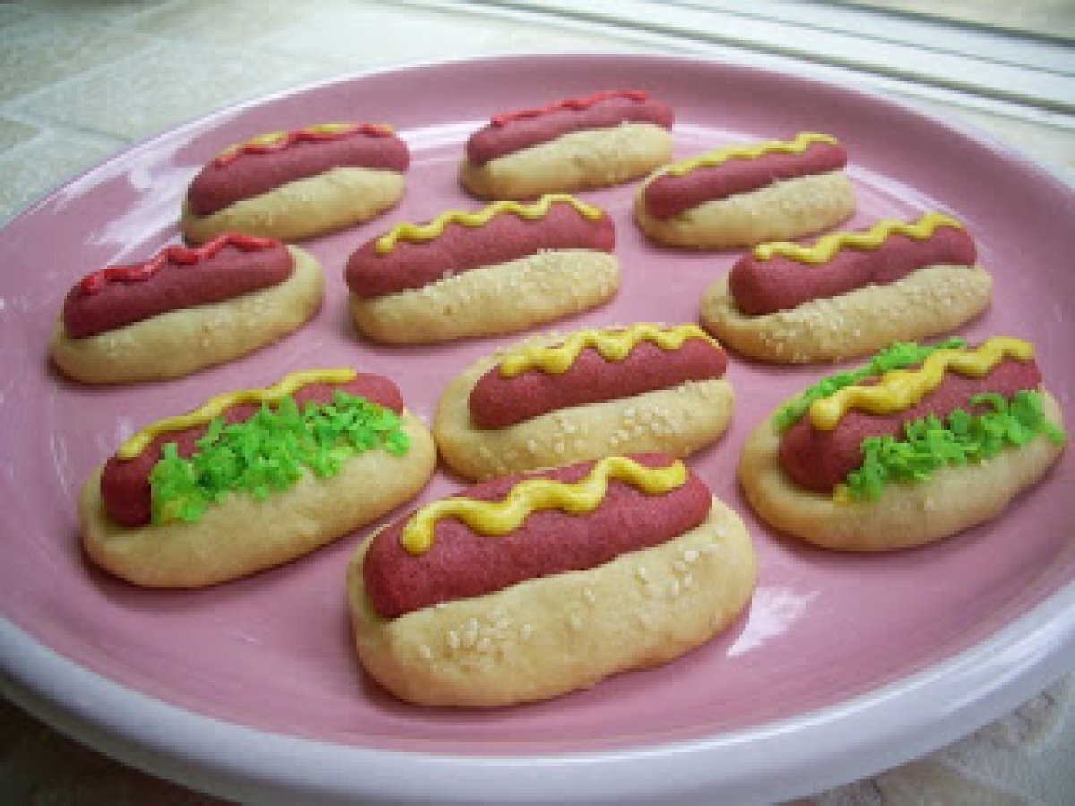 Hot Dog Cookies