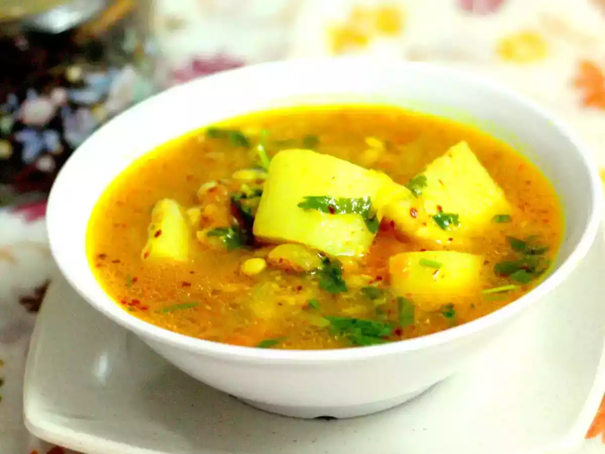 Hot Masala Lentil Soup