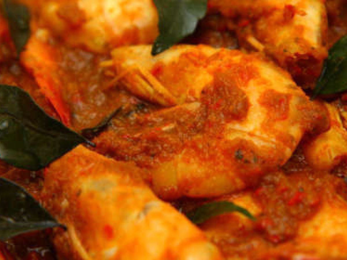 Hot & Spicy Belacan Prawns