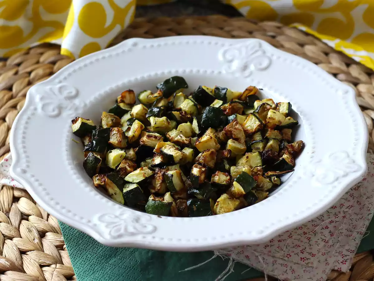 How do i cook zucchinis in the airfryer?