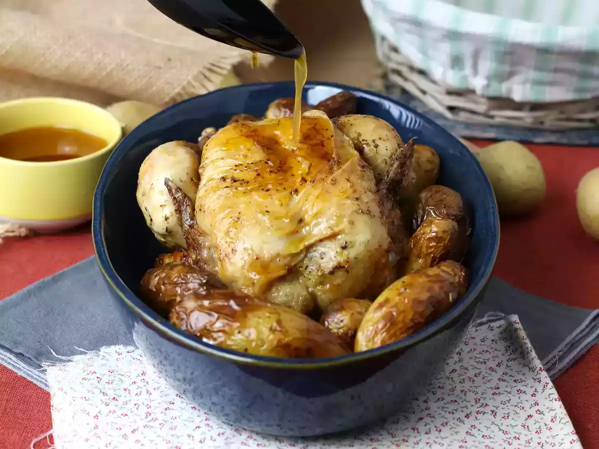 How do i make roast chicken with the airfryer?
