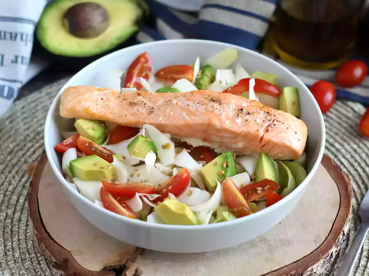 How to bake a salmon steak in the oven?
