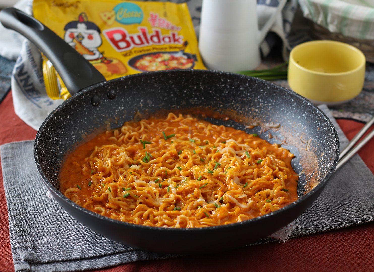 How to cook buldak cheese flavor ramen? the best recipe! Recipe Petitchef