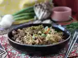 How to cook instant noodles? quick recipe with beef and mushrooms!, photo 2
